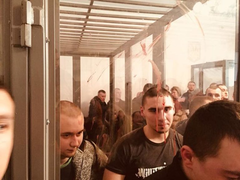 Вирок львівським ОУНівцям - друг Негідник порізав собі вени