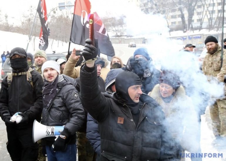 Акція «Народне припинення дипломатичних стосунків з агресором» у Києві