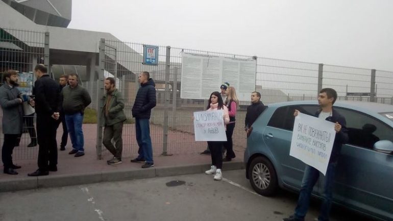 Пікет на захист української мови у Львові