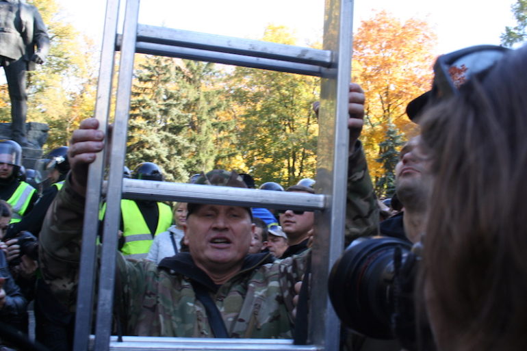 Покрова-2018: боротьба з сатанинськими ідолами у Маріїнському парку
