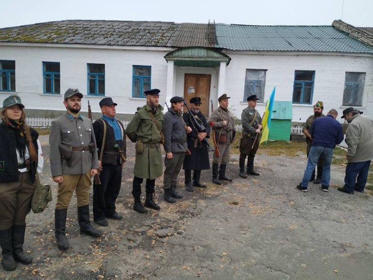 На зйомках фільму про Бульбу-Боровця