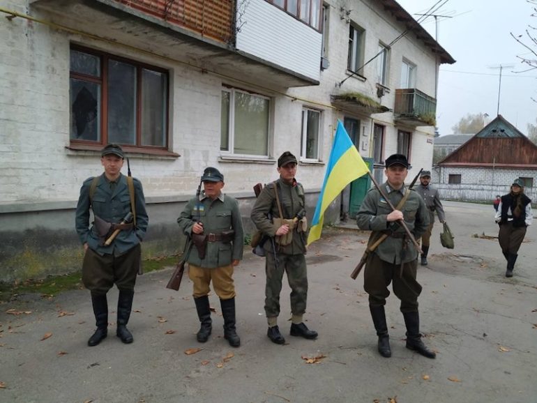 На зйомках фільму про Бульбу-Боровця