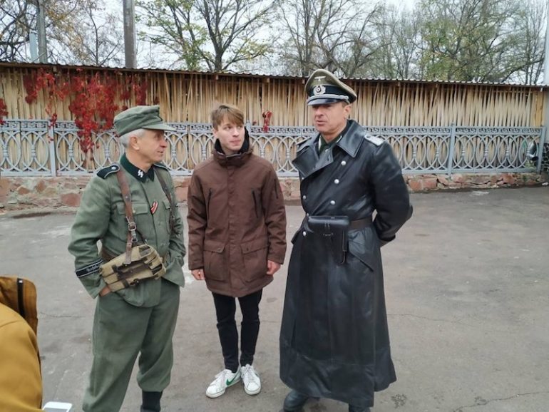 На зйомках фільму про Бульбу-Боровця