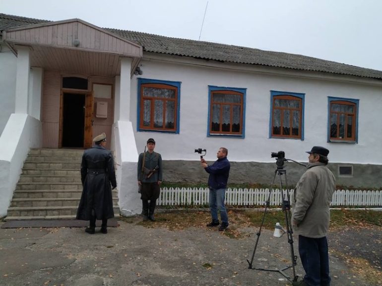 На зйомках фільму про Бульбу-Боровця
