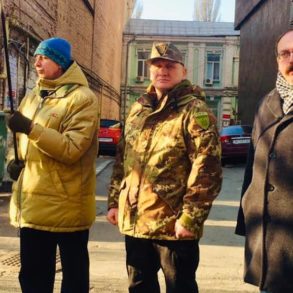 ОУН долучився до пікетування посольства Білорусі у Києві