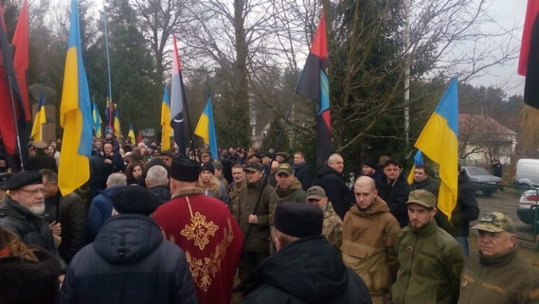 Вшанування пам'яті Романа Шухевича у Білогорщі на Львівщині
