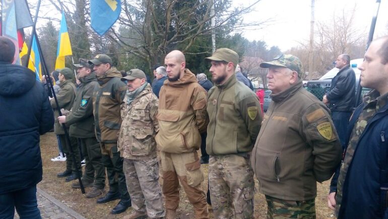 Вшанування пам'яті Романа Шухевича у Білогорщі на Львівщині