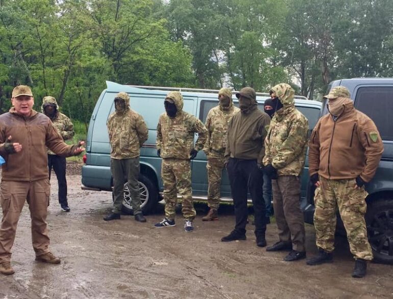 ОУНівці вийшли на захист рекреаційної зони біля Йорданського озера у Києві.