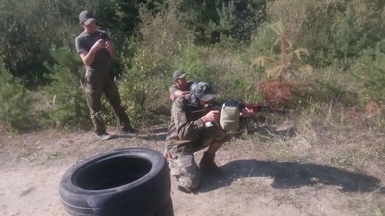 Команда Львівського підрозділу ДР ОУН провела вишкіл на Львівщині