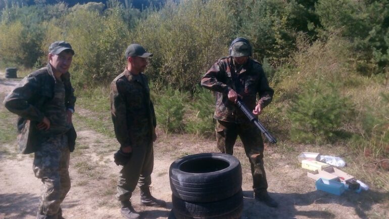 Команда Львівського підрозділу ДР ОУН провела вишкіл на Львівщині
