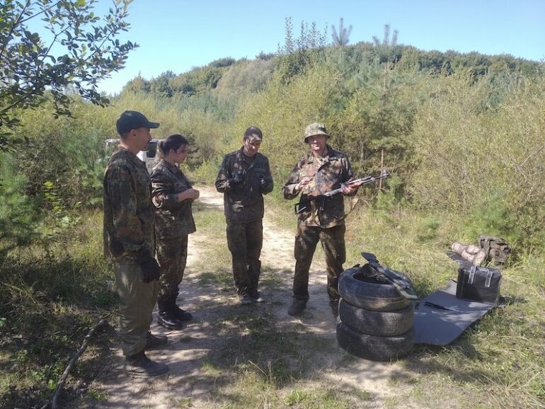 Команда Львівського підрозділу ДР ОУН провела вишкіл на Львівщині