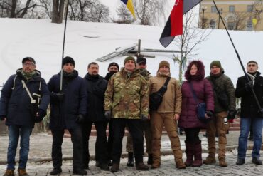 Добровольчий Рух ОУН вшанував пам'ять Героїв Небесної Сотні!